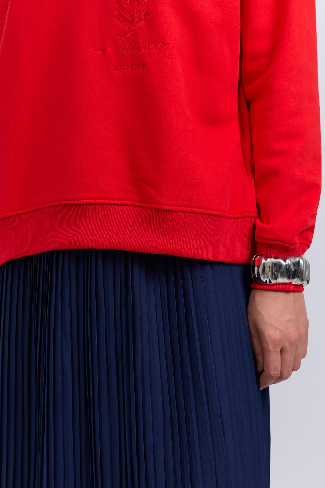 Classic crew - alpine red