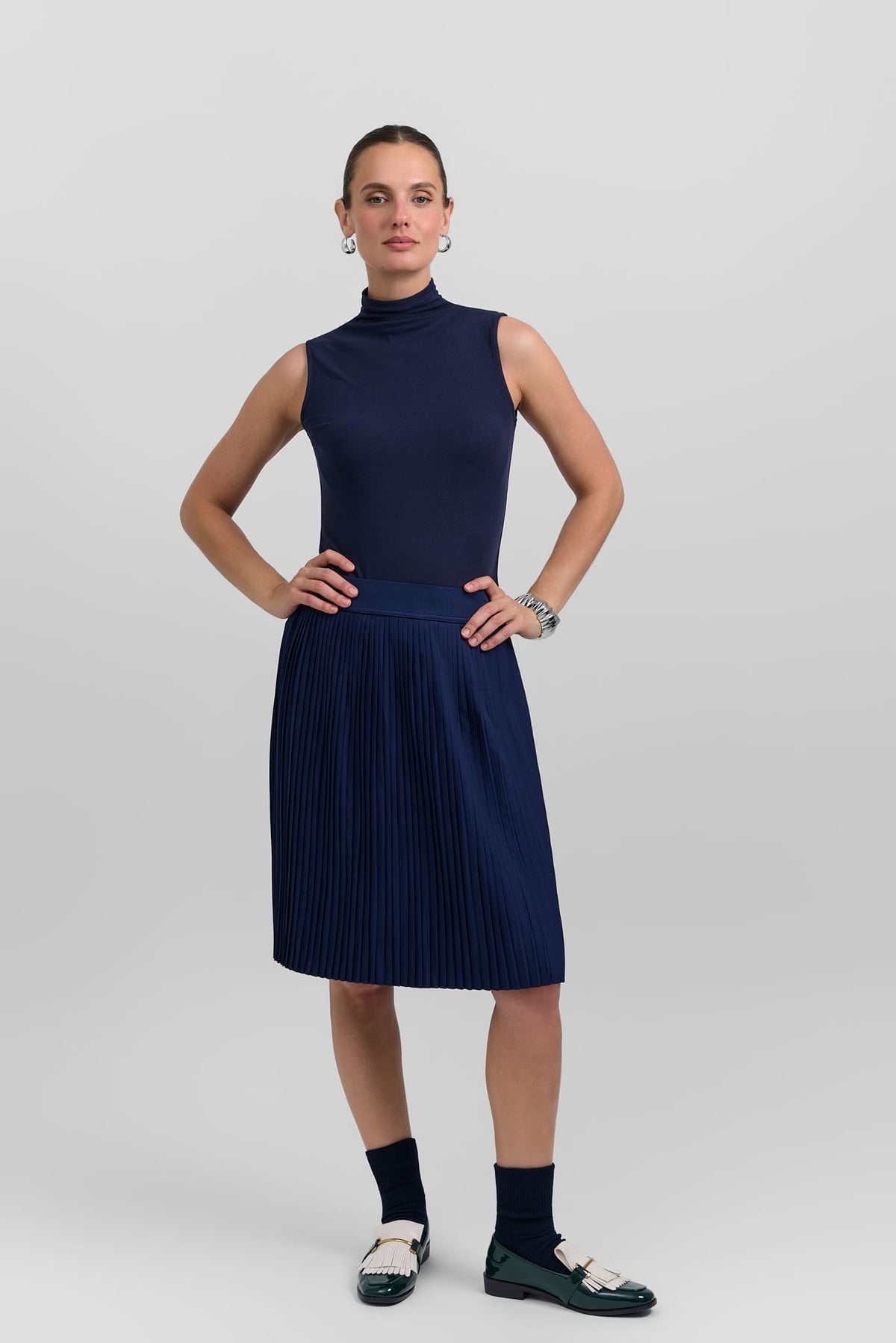 Pleated skirt