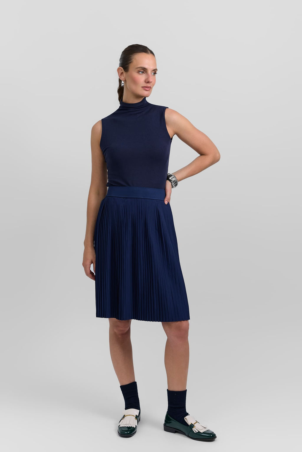 Pleated skirt