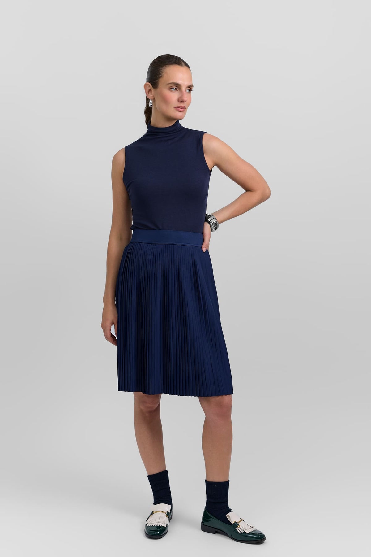 Pleated skirt