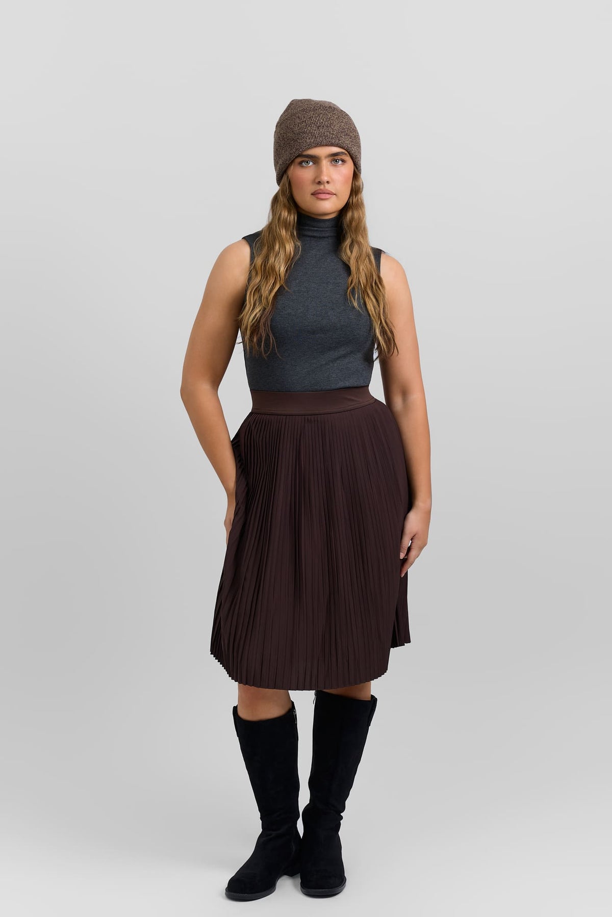 Pleated skirt