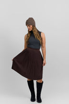 Pleated skirt