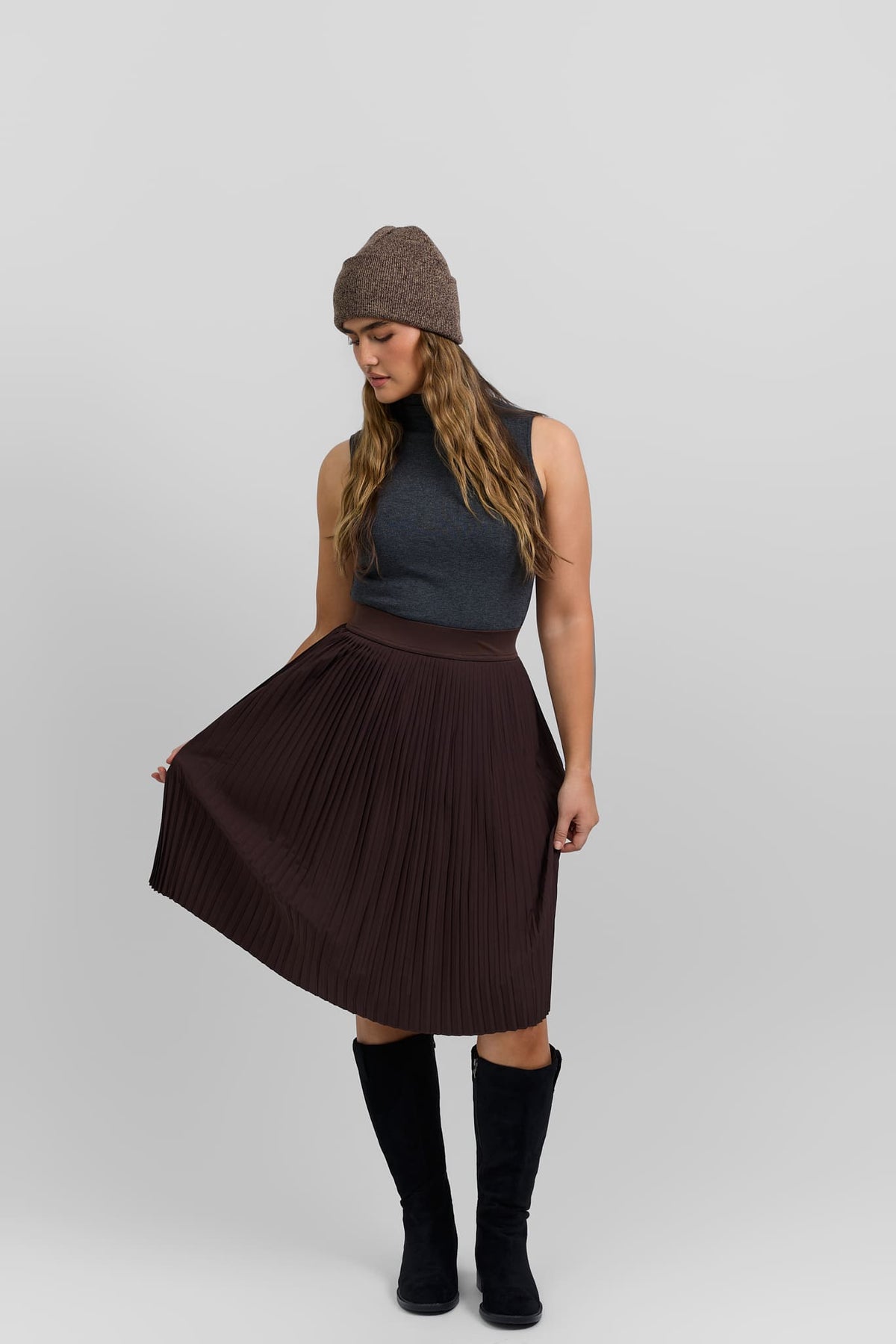 Pleated skirt