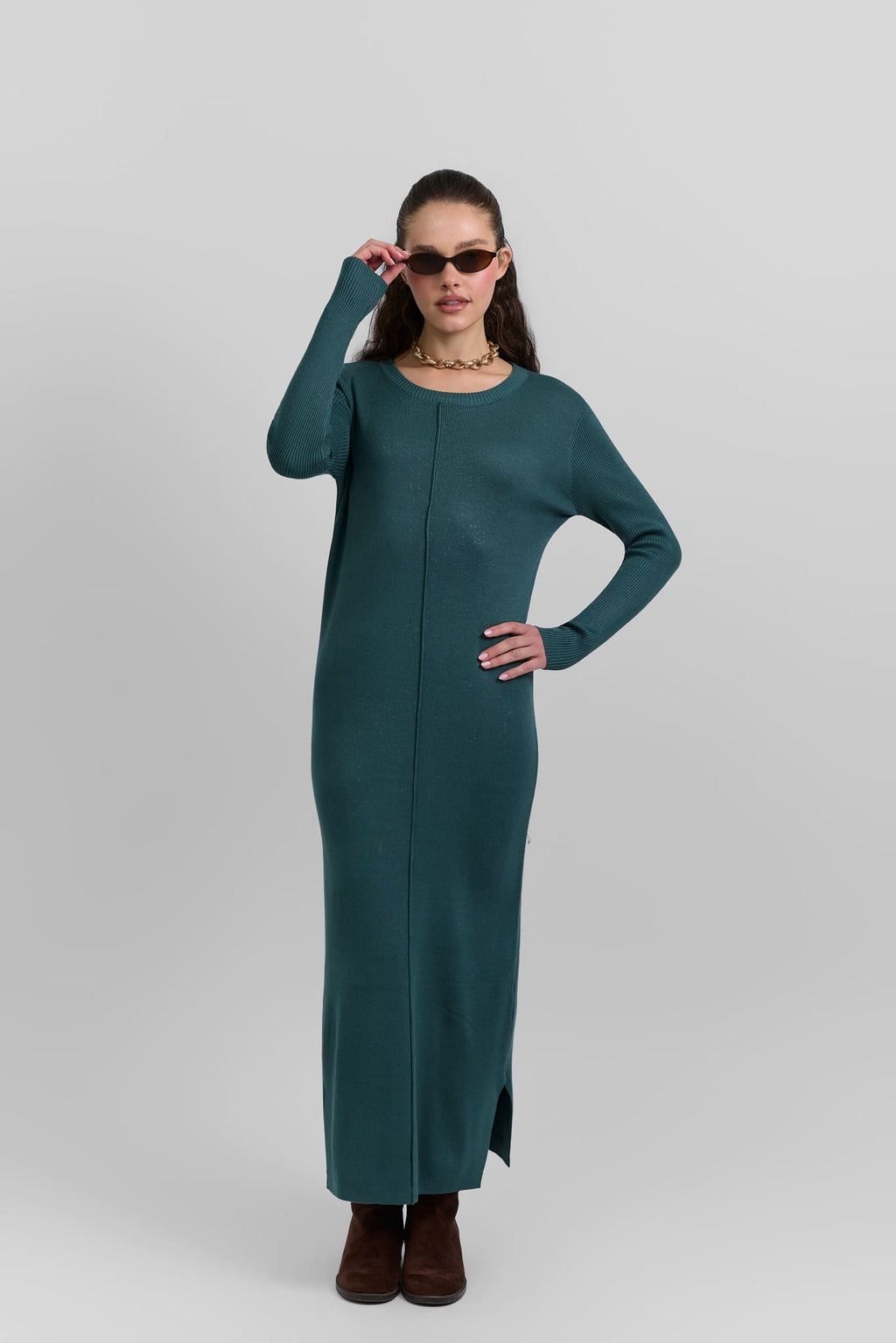 Knitted maxi dress