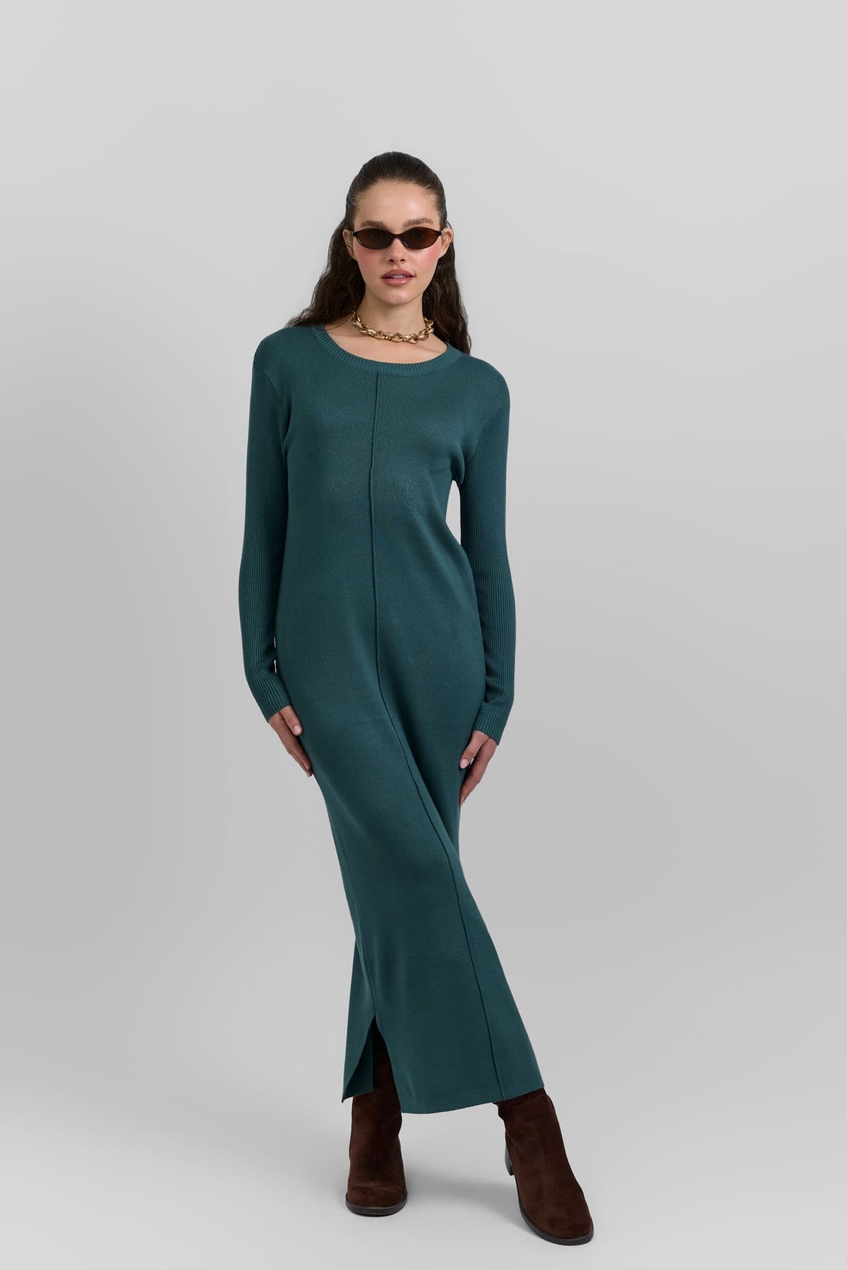 Knitted maxi dress
