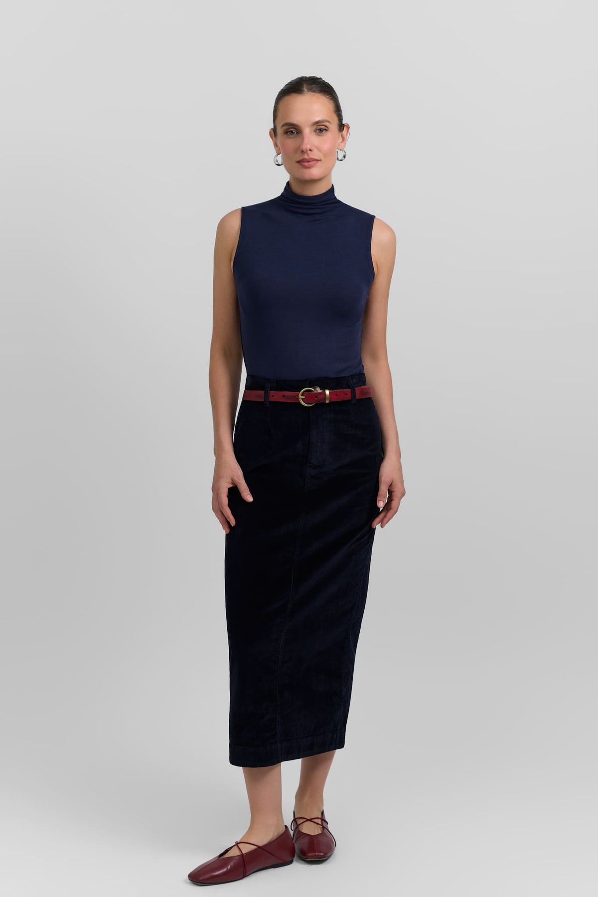 Corduroy skirt