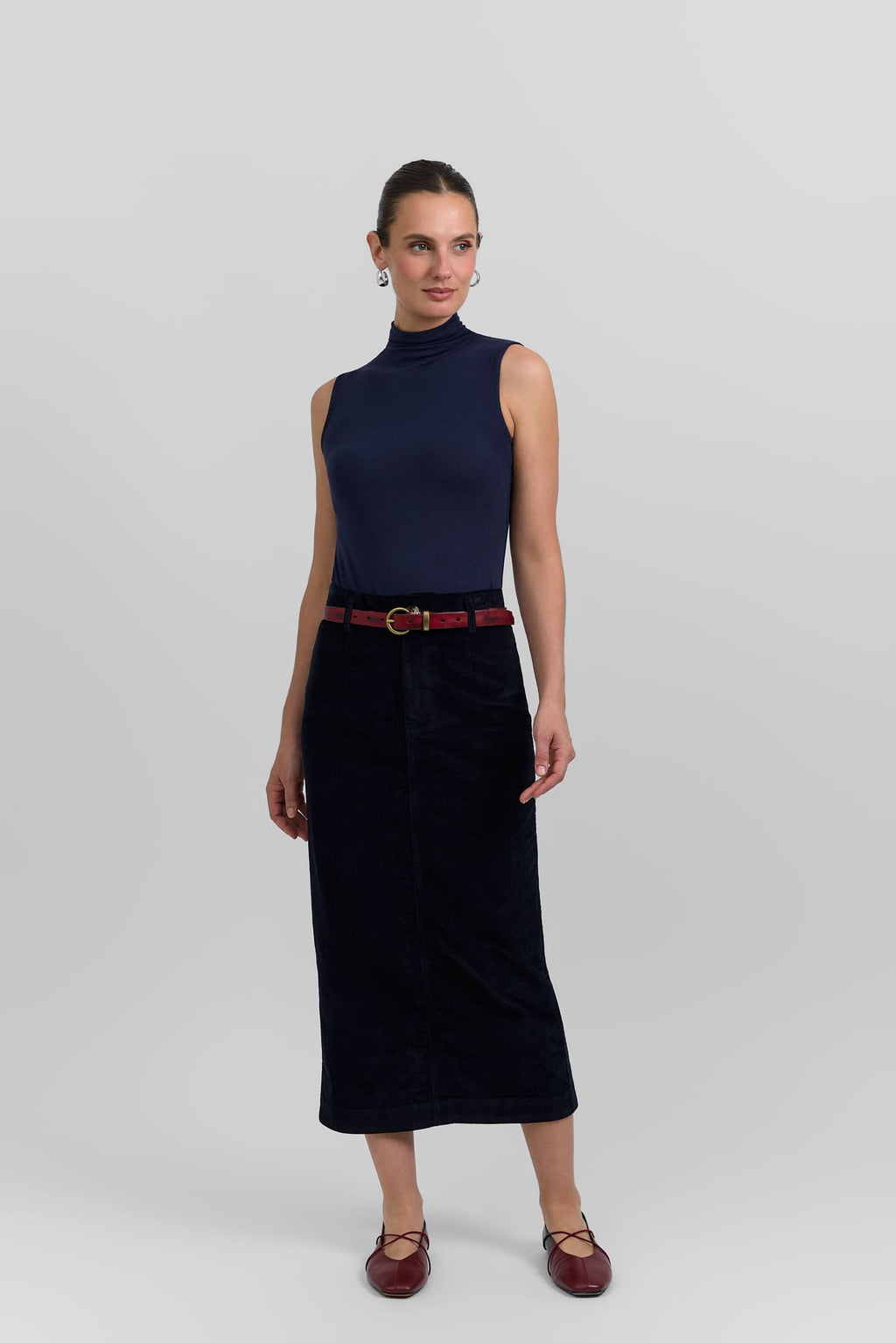 Corduroy skirt