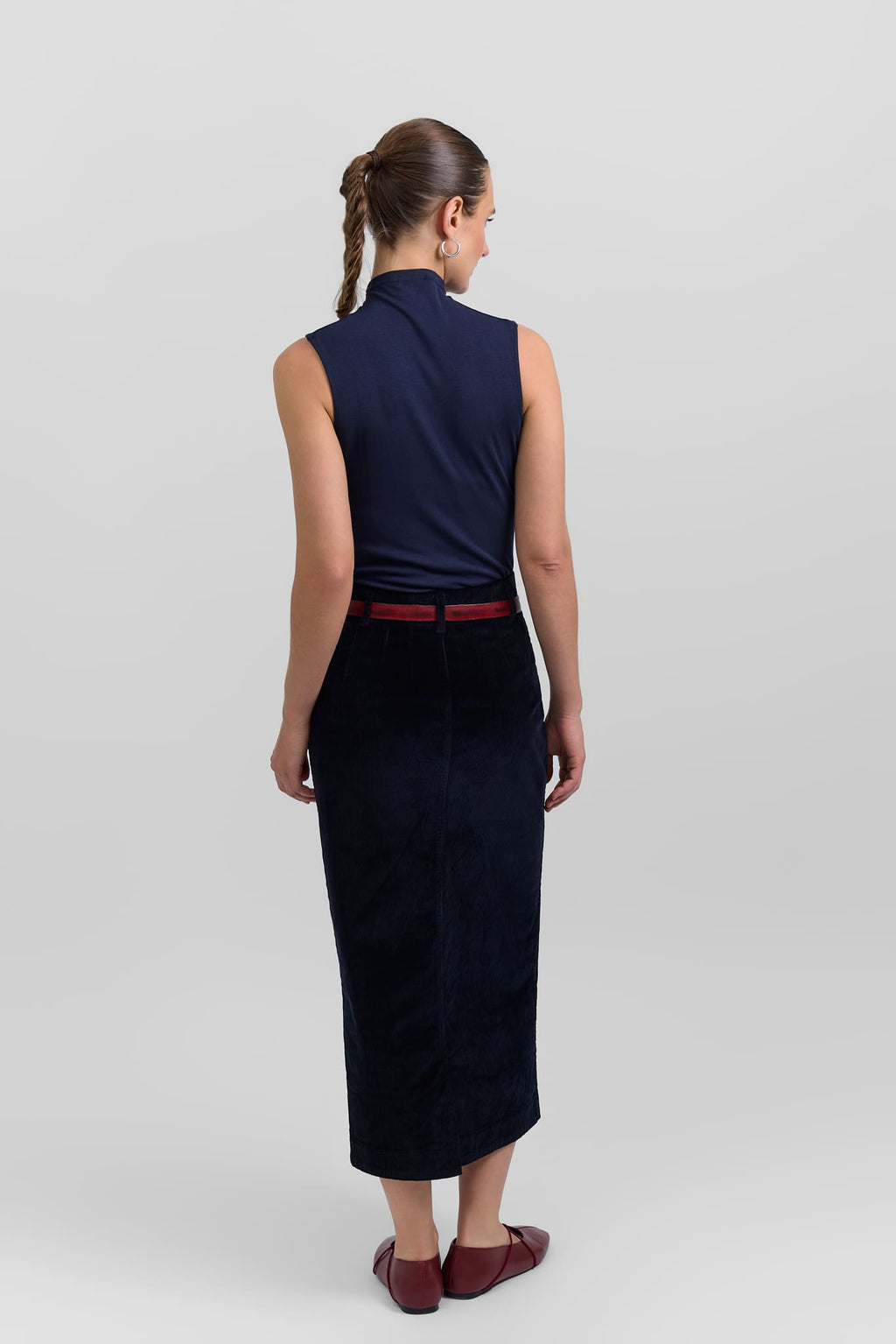 Corduroy skirt
