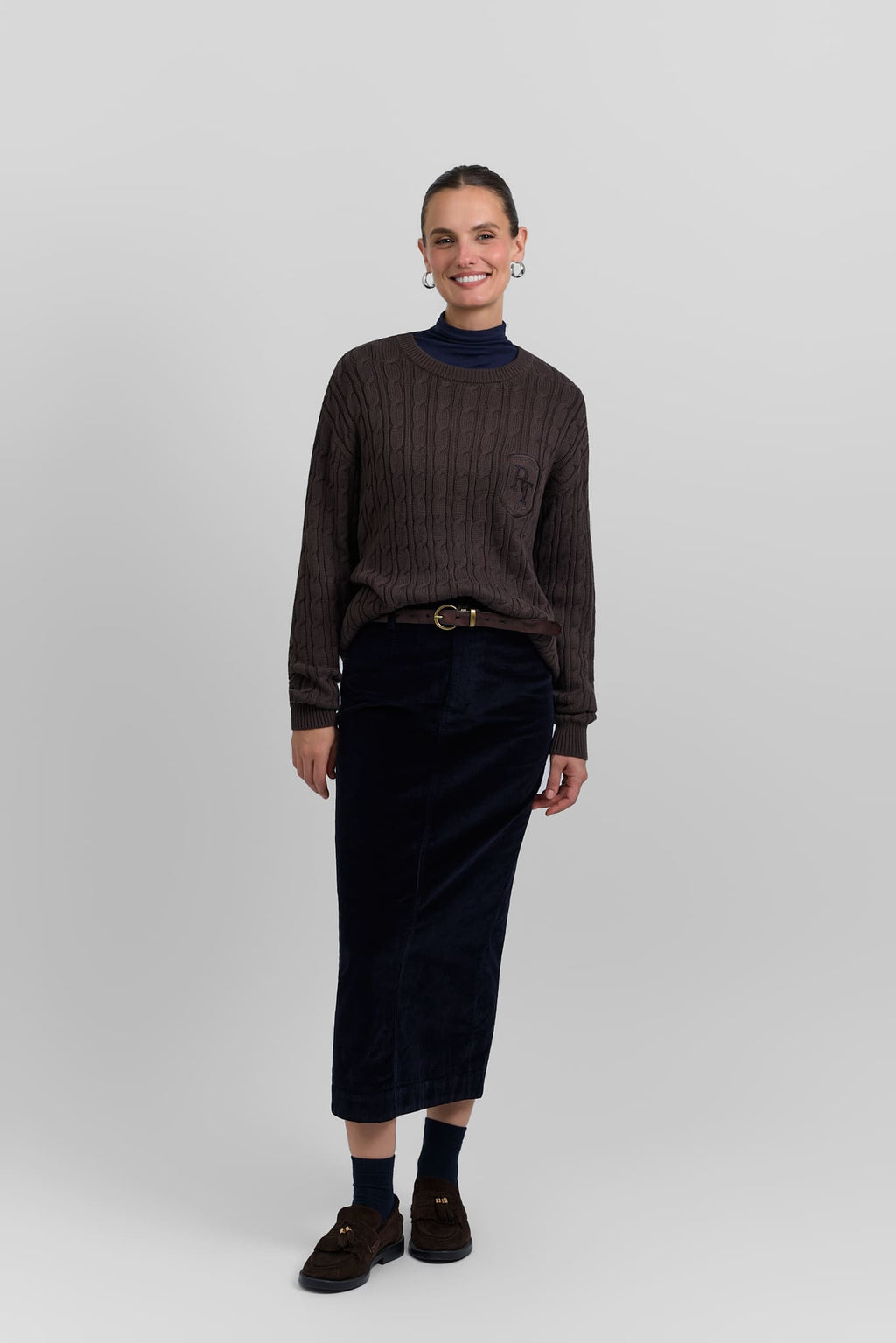 Corduroy skirt