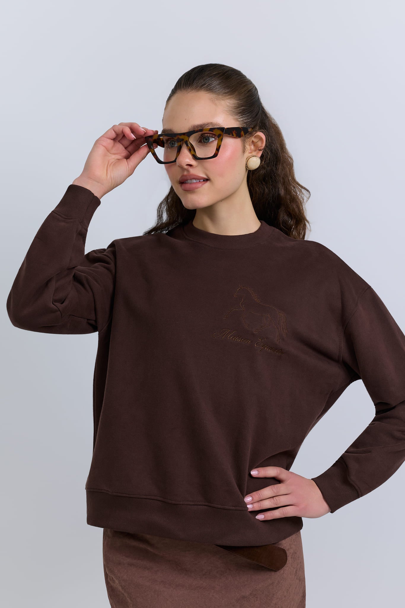 Horse crewneck