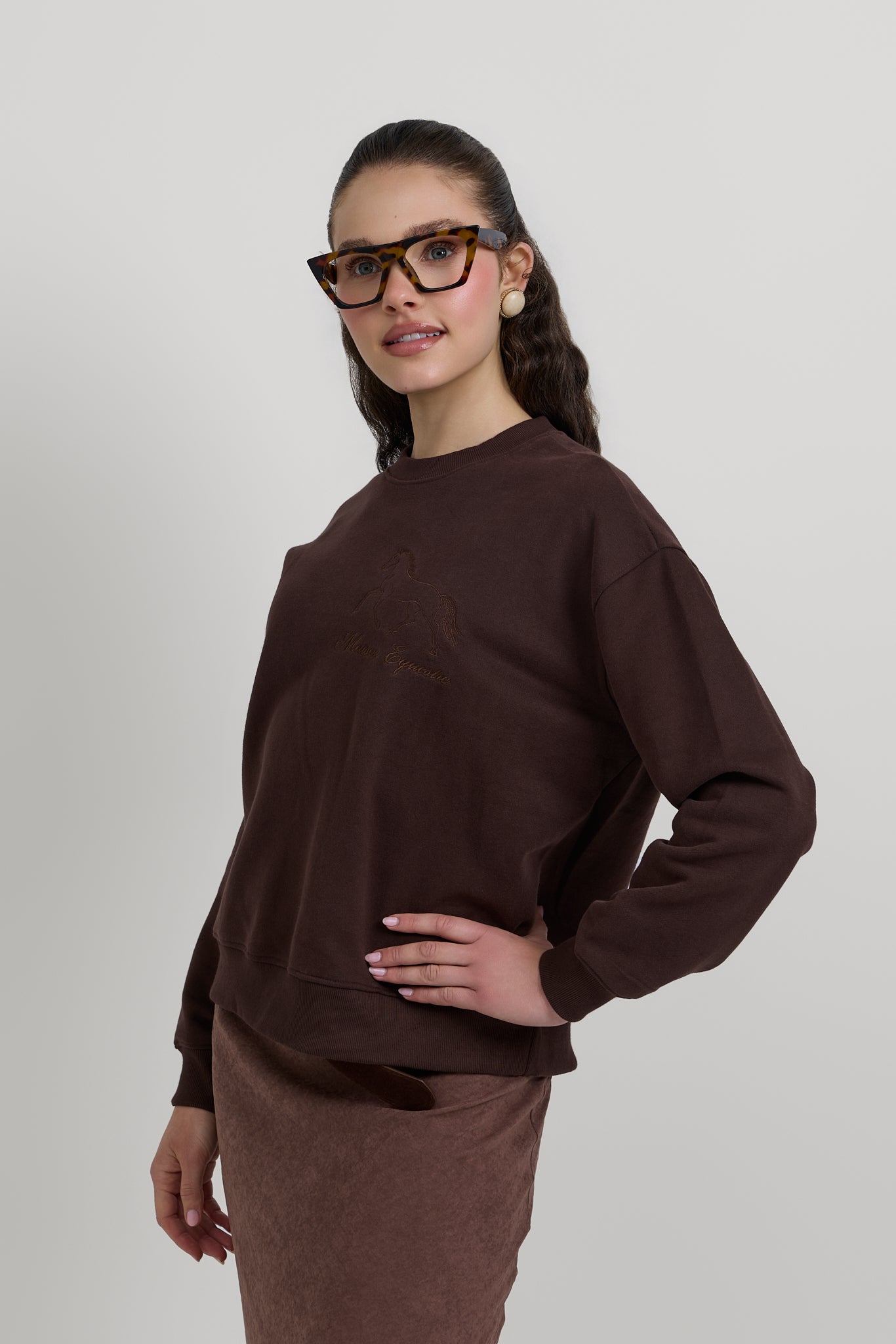Horse crewneck