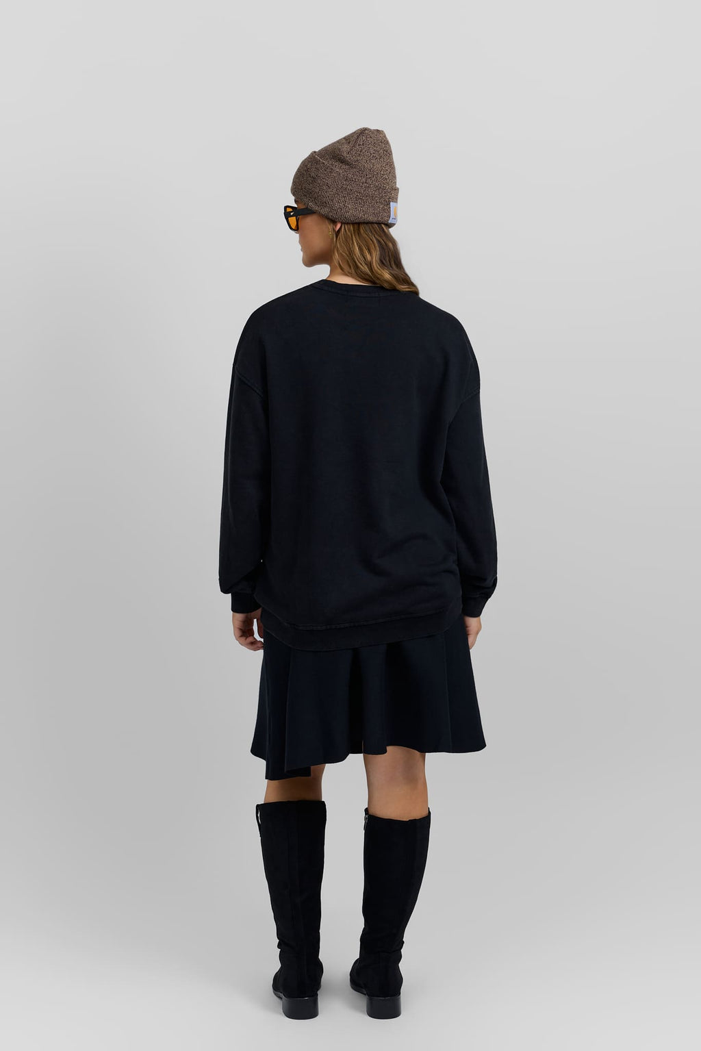 Knit circle skirt