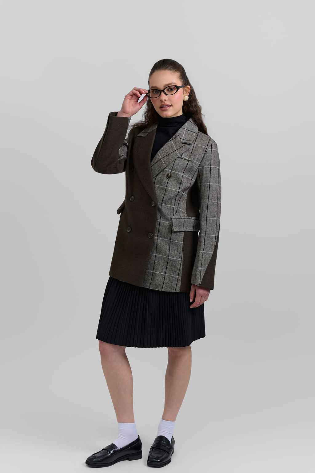 Plaid blazer