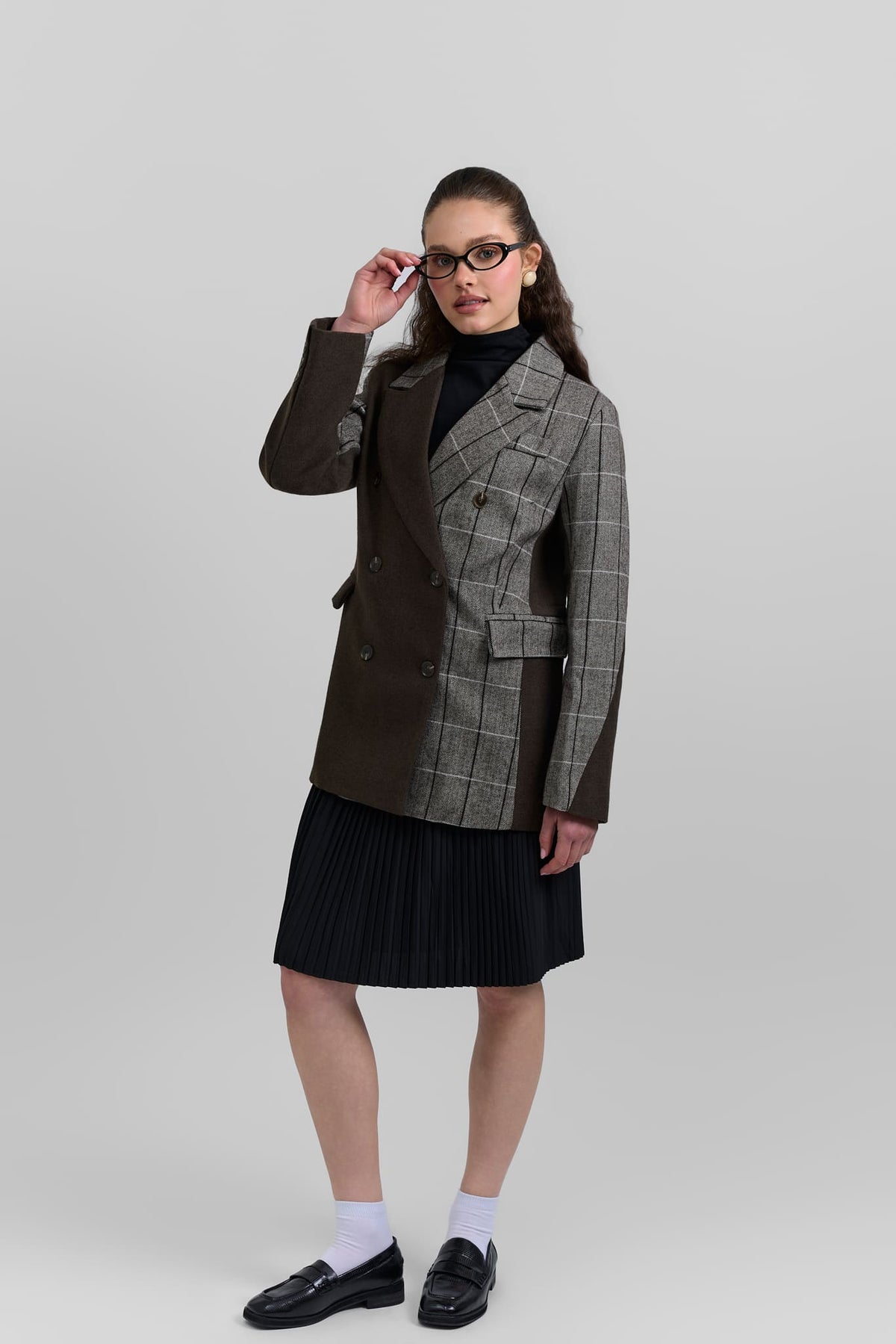 Plaid blazer