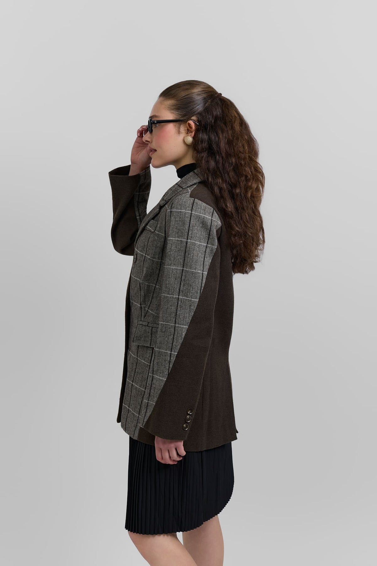 Plaid blazer