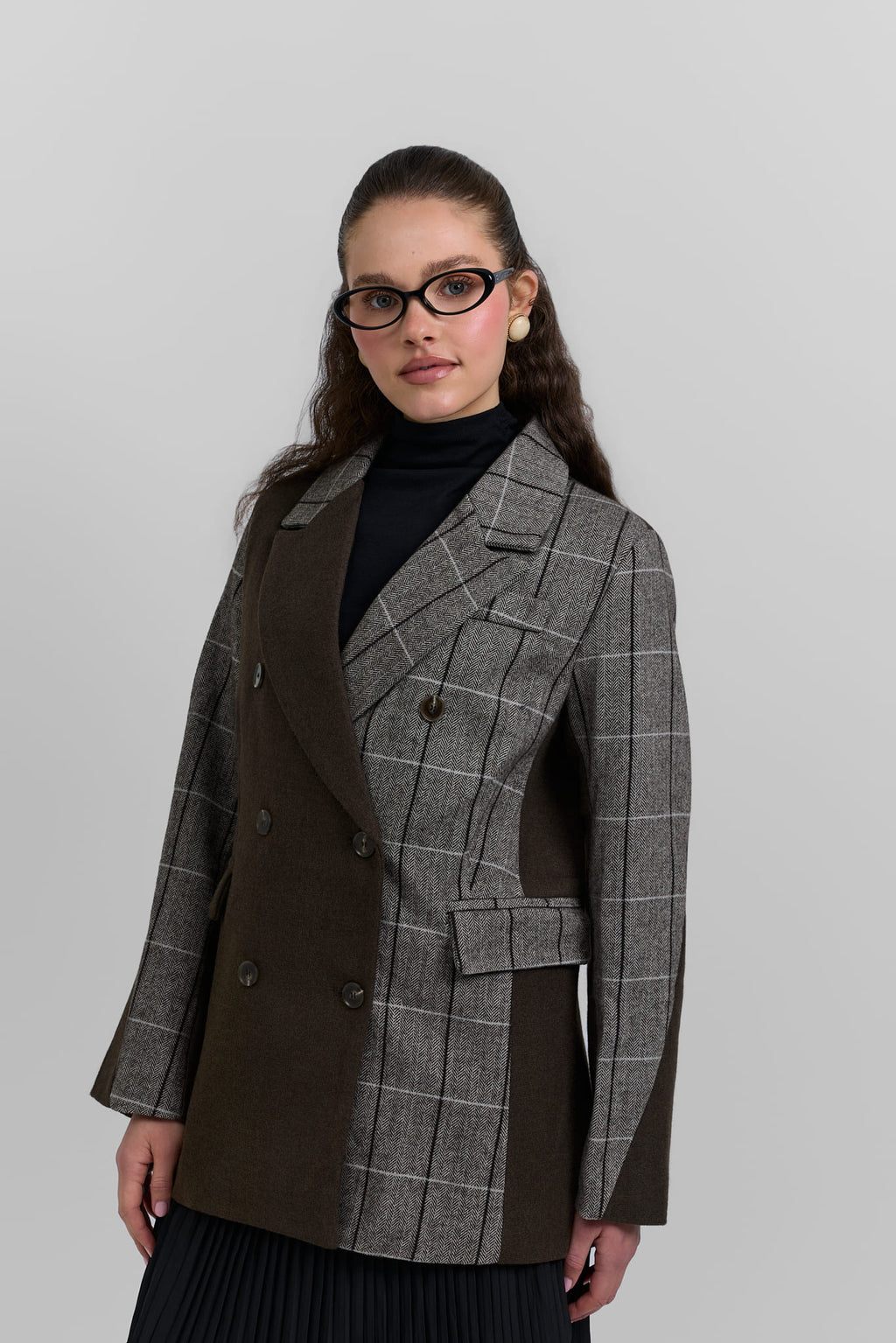 Plaid blazer
