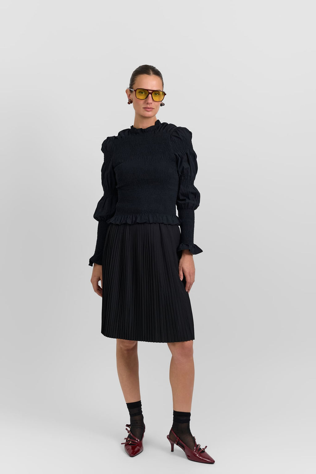 Pleated skirt