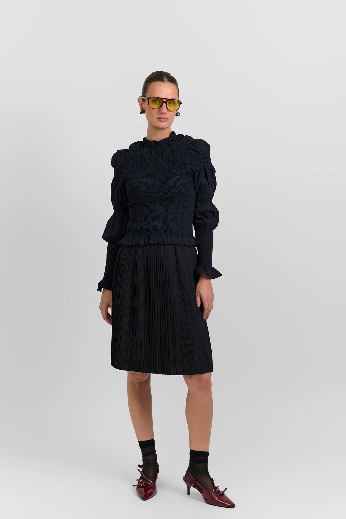 Pleated skirt
