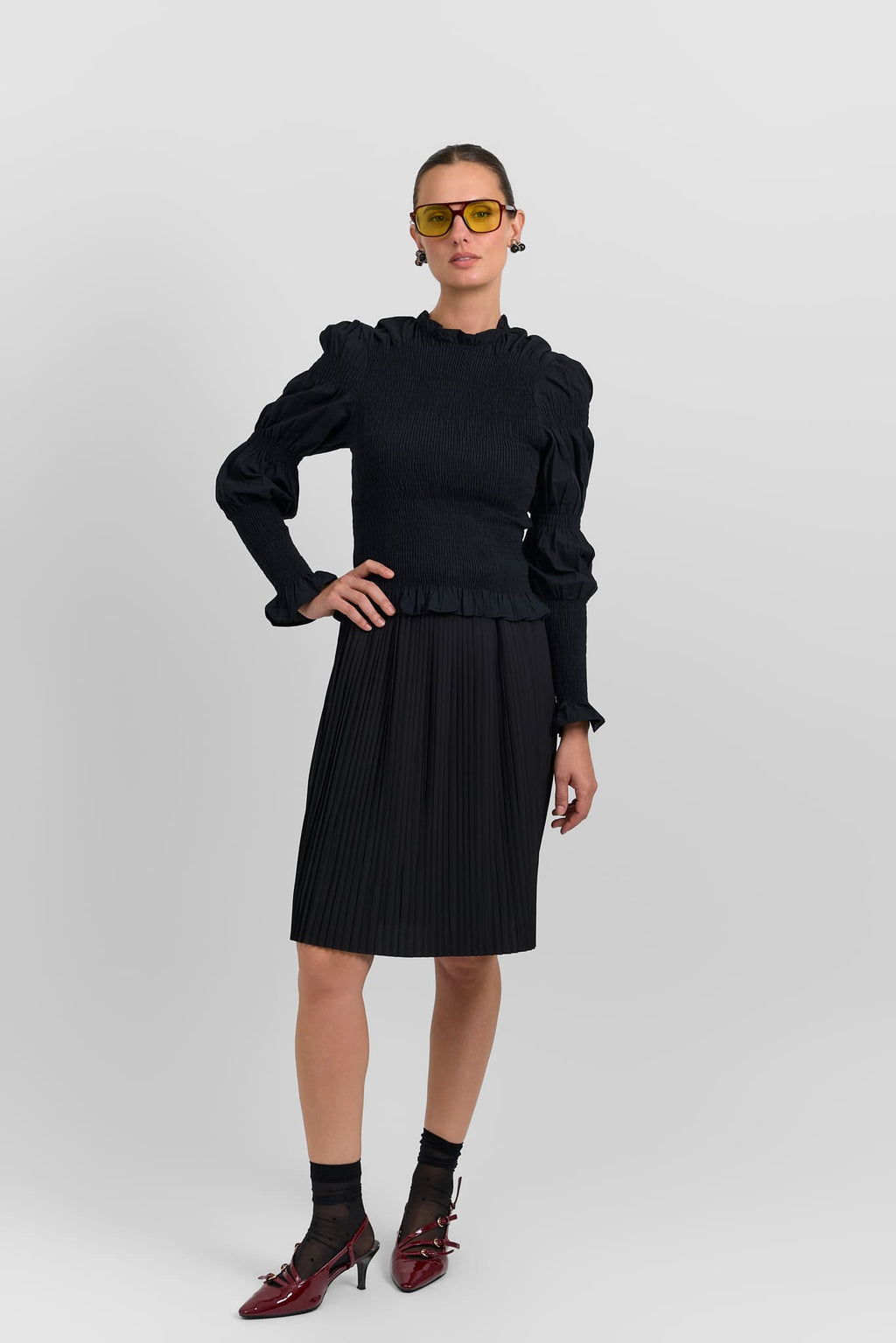 Pleated skirt