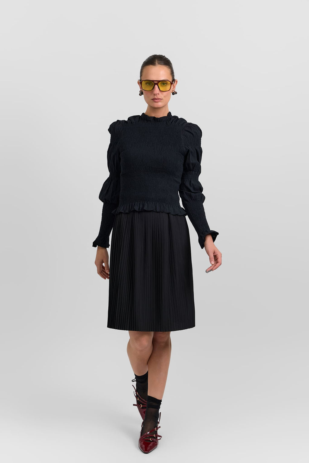 Pleated skirt