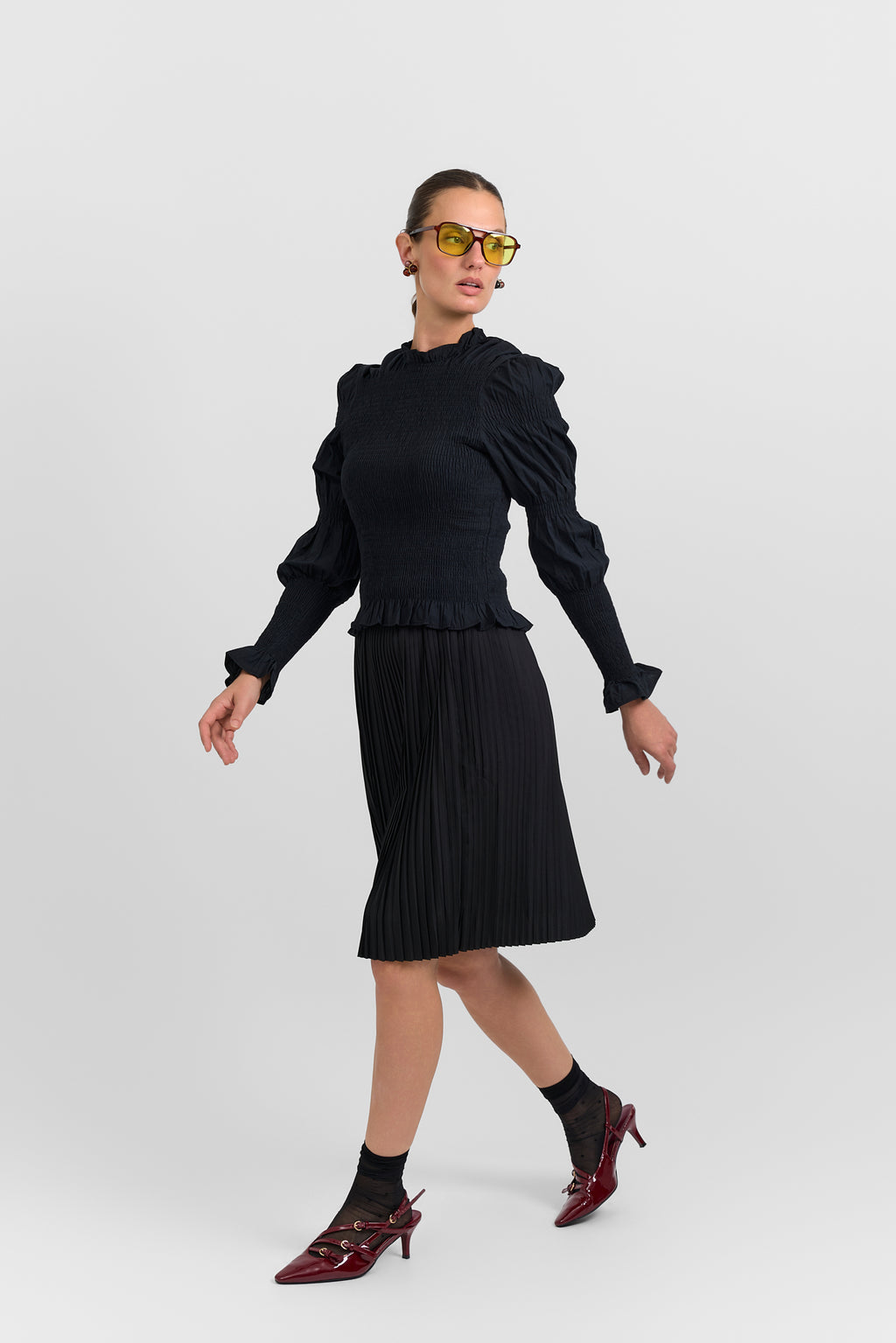 Pleated skirt