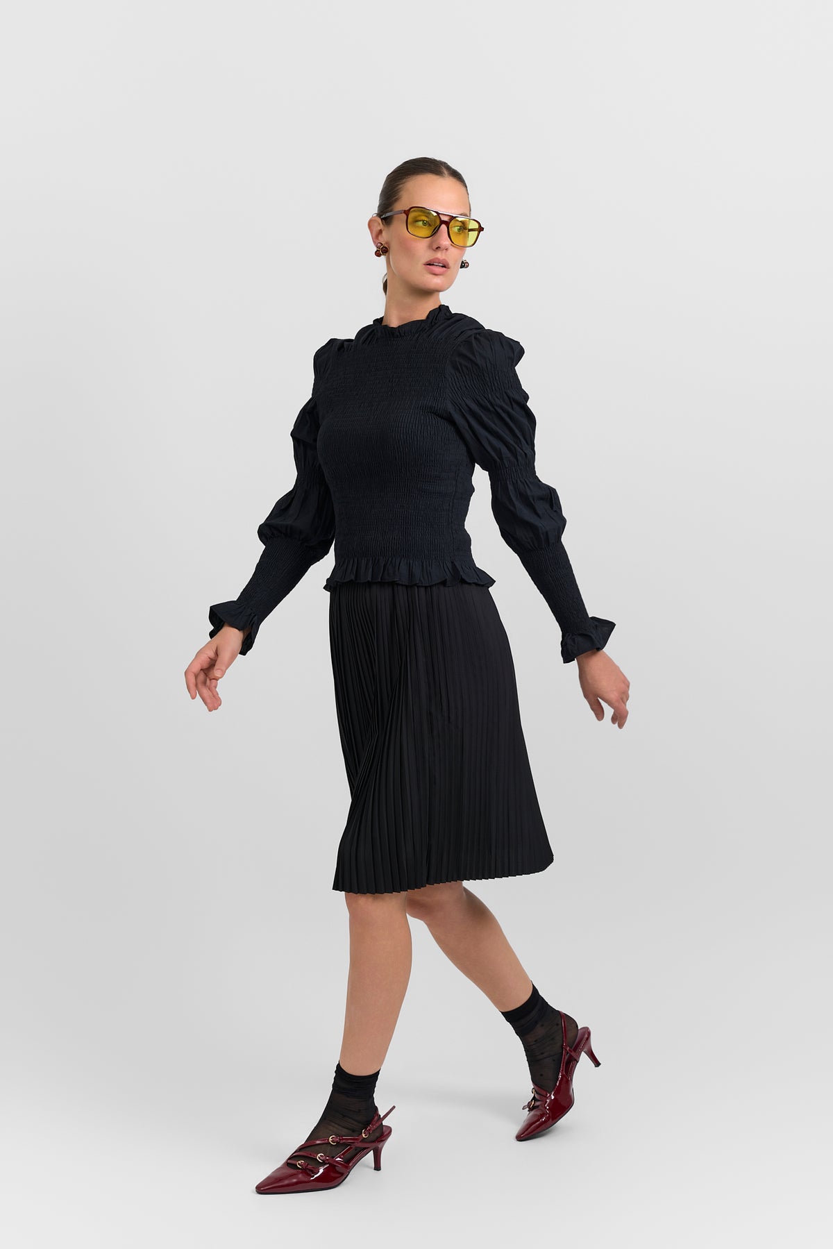 Pleated skirt