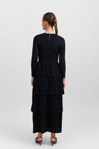 Tiered knit dress