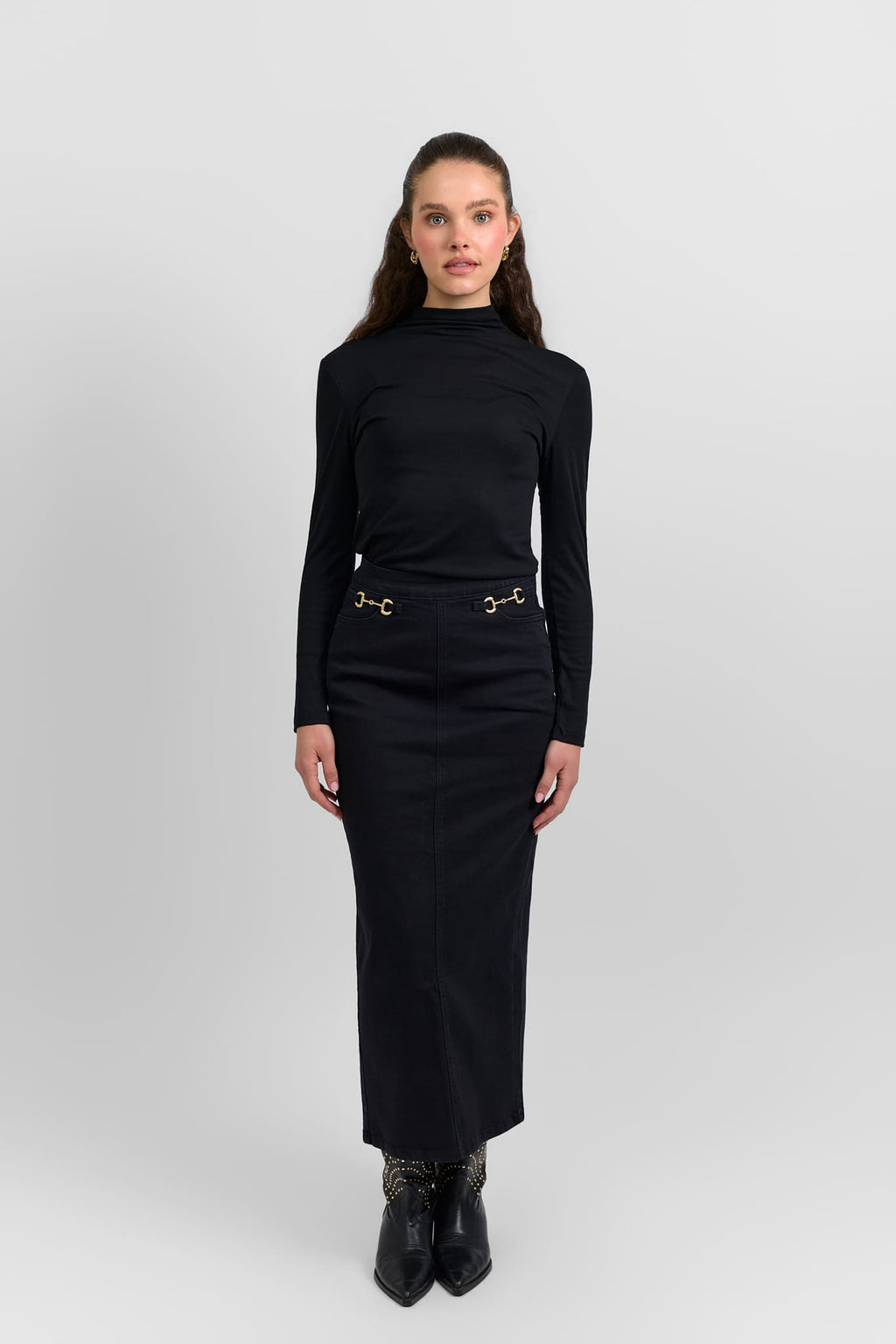 Horsebit skirt