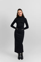 Horsebit skirt
