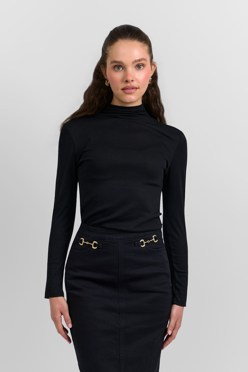 Horsebit skirt