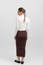 Ribbed skirt leggings