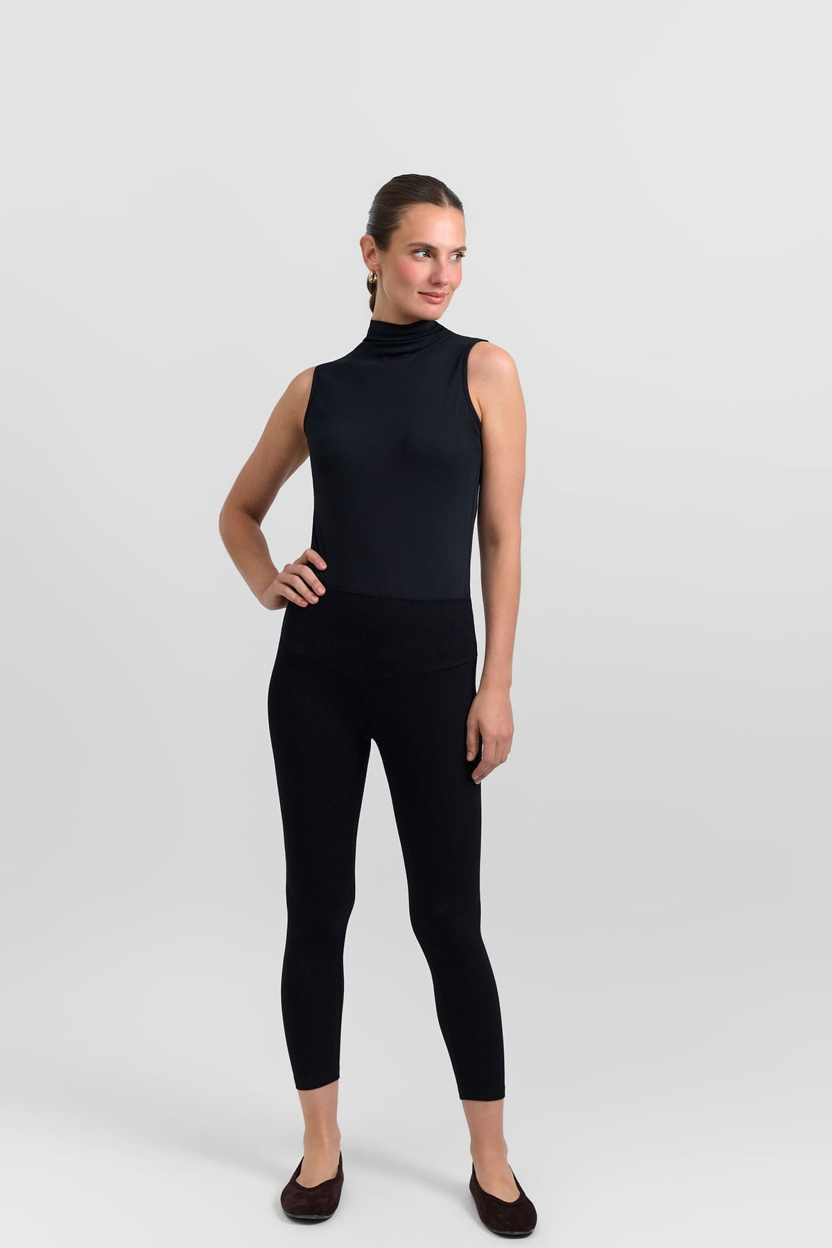 Ribbed leggings