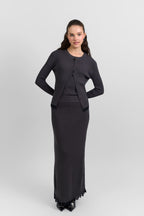 Lace trim skirt