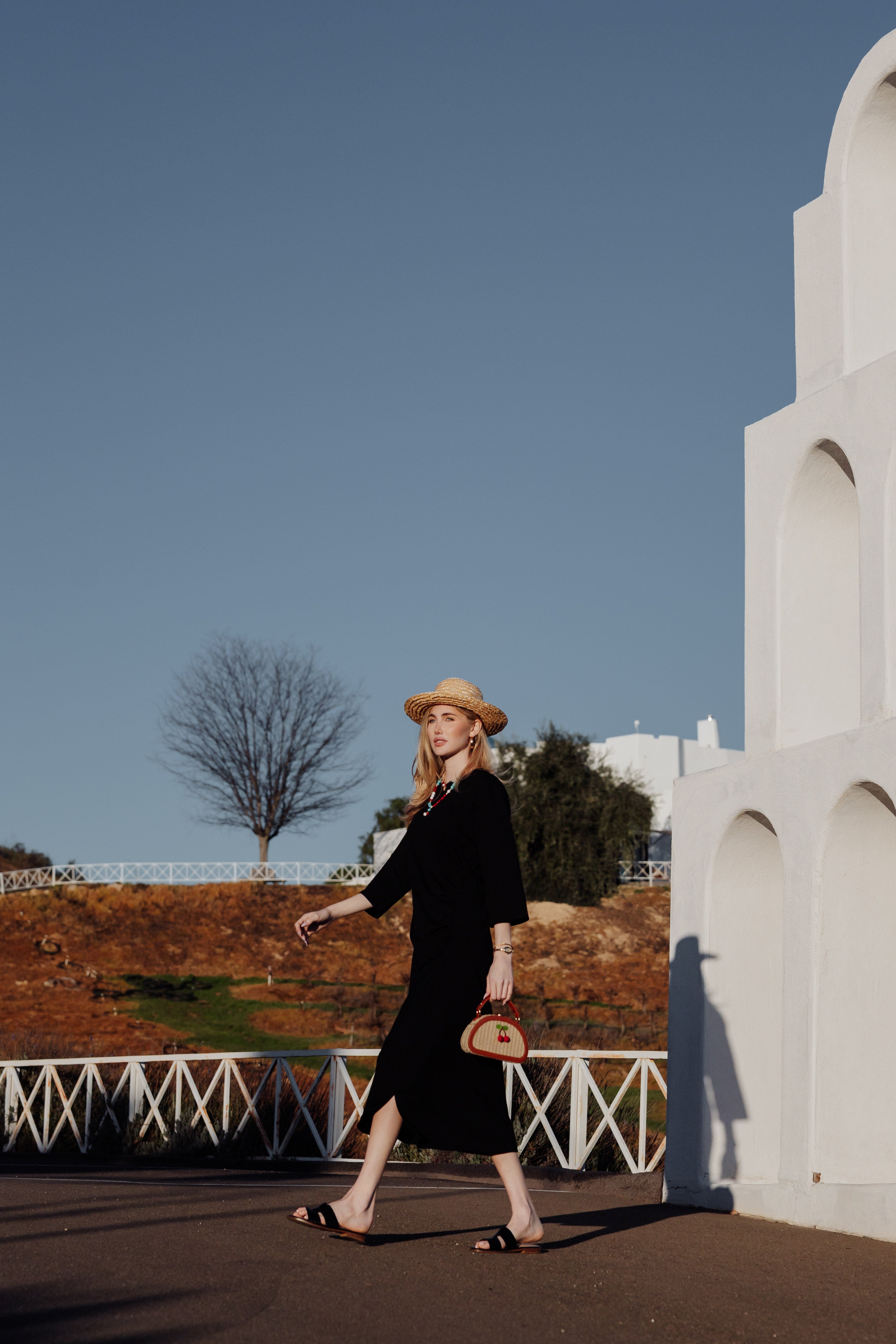 Ruched Cotton T-Shirt Dress