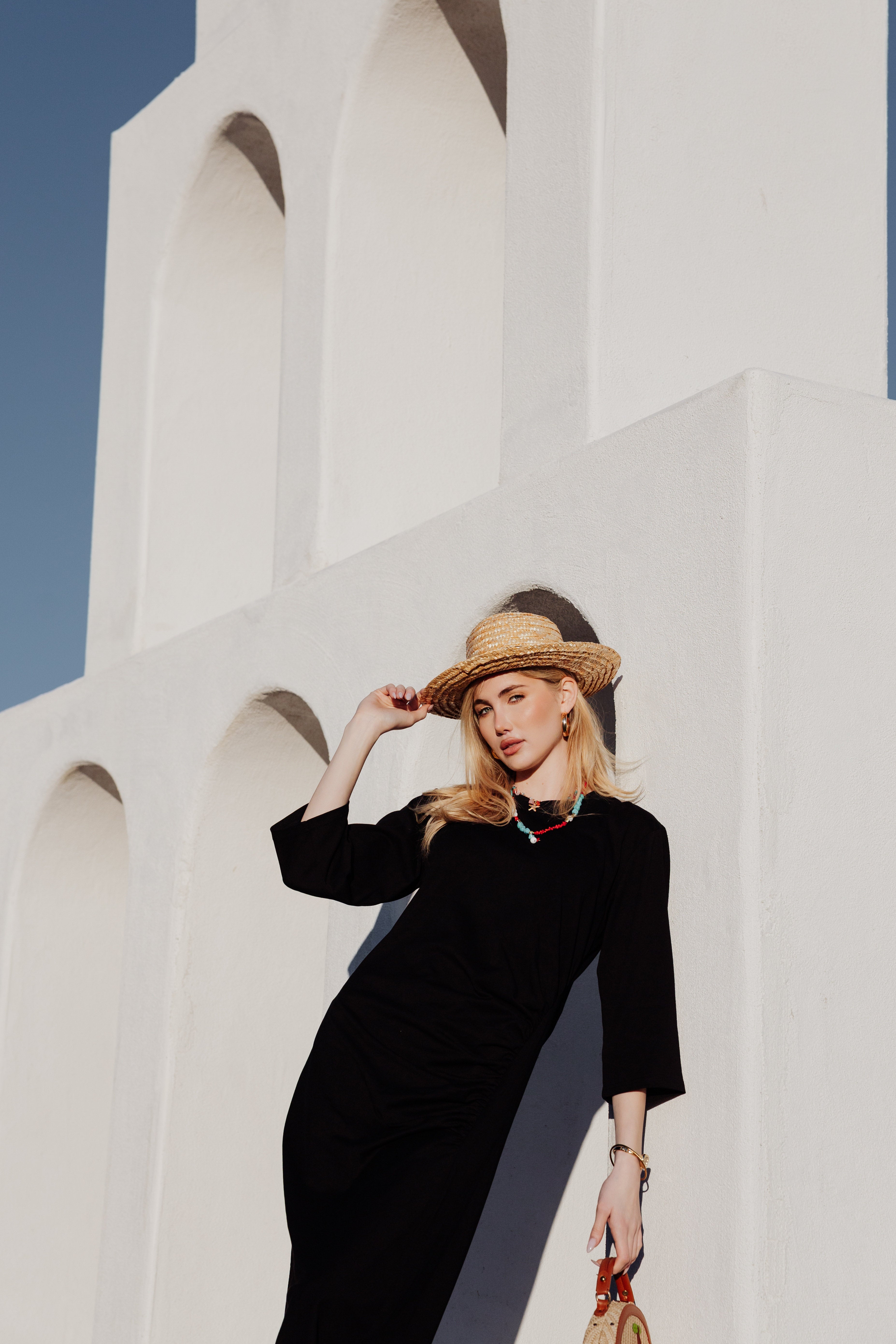 Ruched Cotton T-Shirt Dress