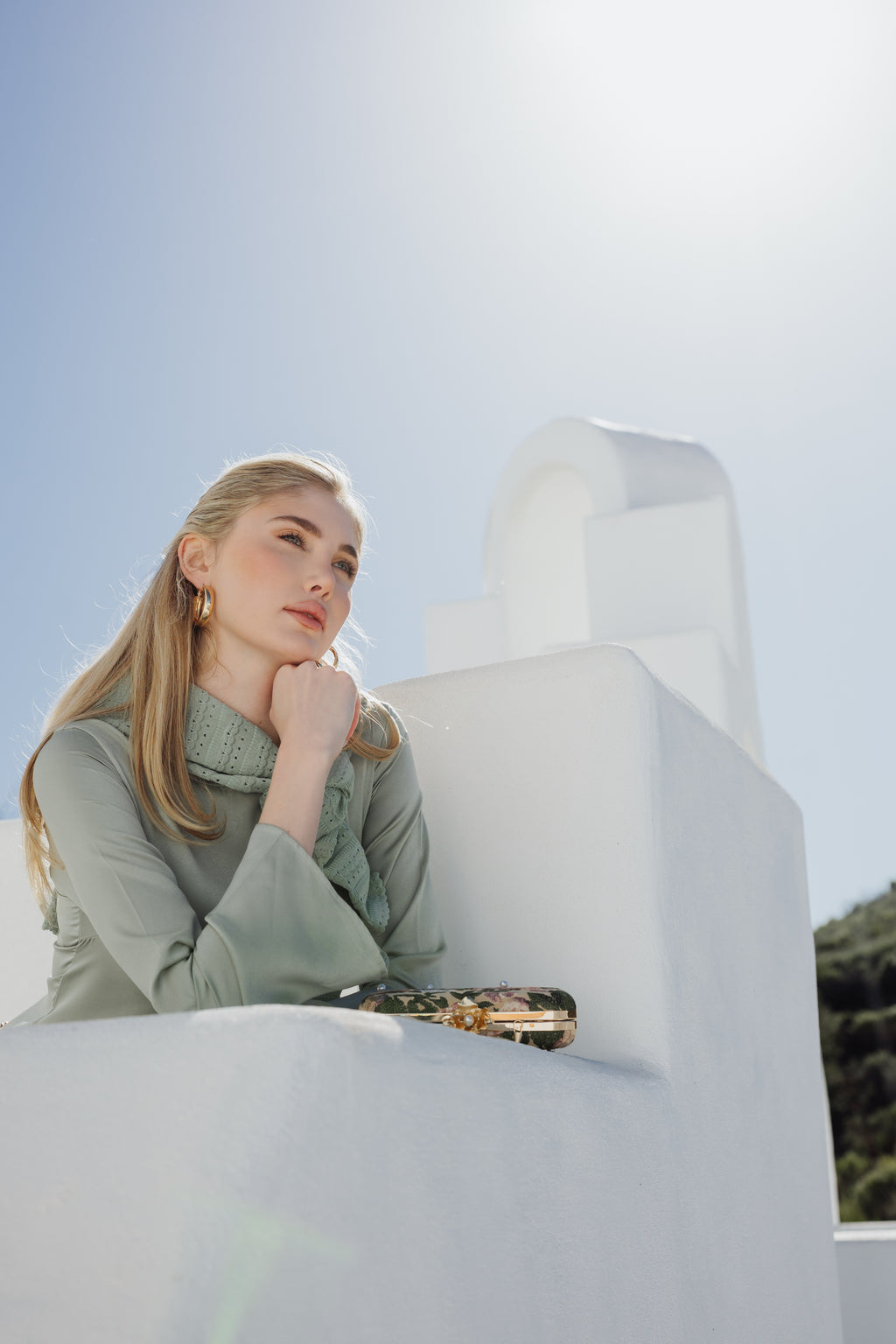 Slip Long Sleeve Dress