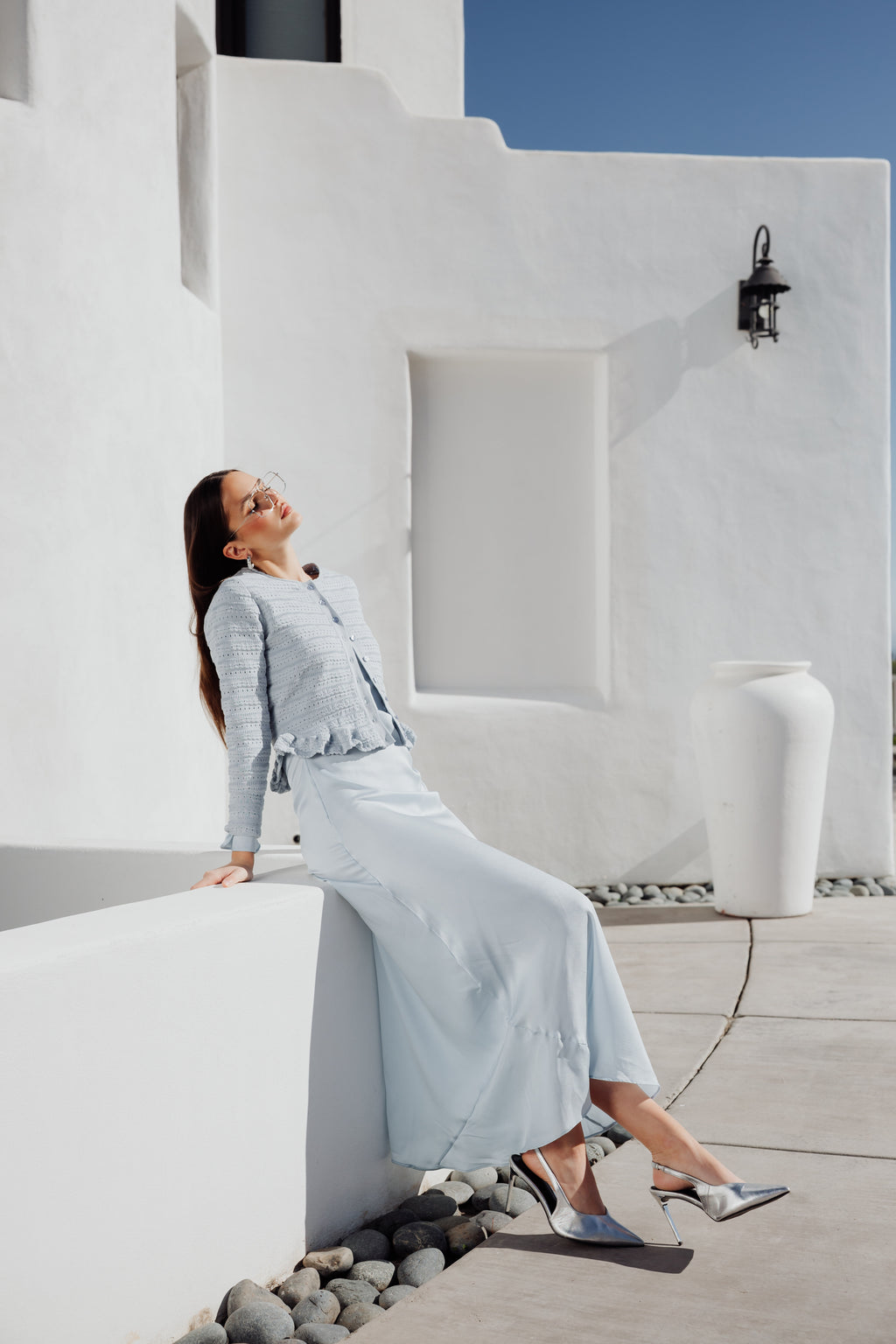 Slip Long Sleeve Dress