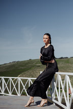 Slip Long Sleeve Dress