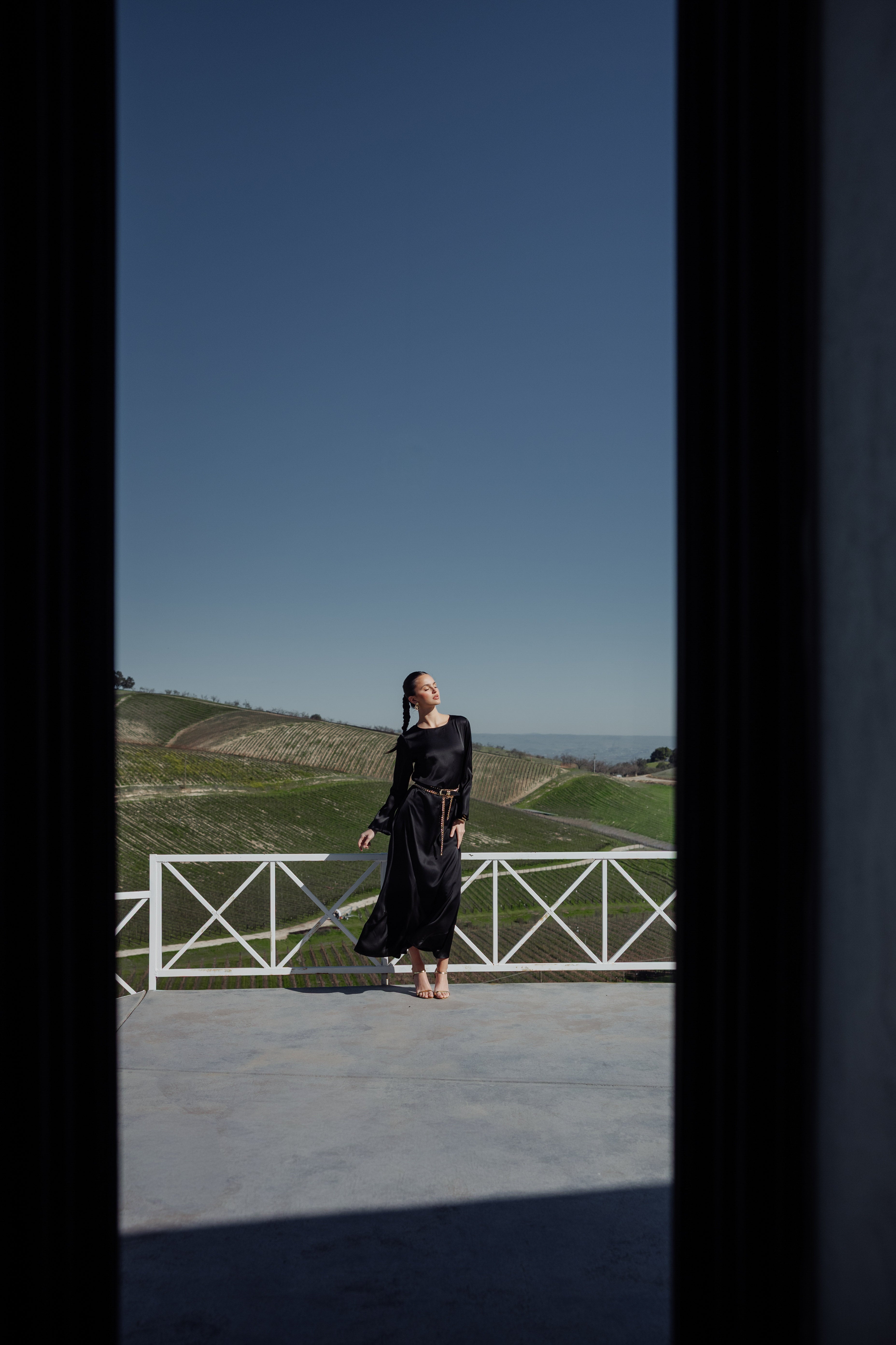 Slip Long Sleeve Dress