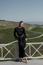 Slip Long Sleeve Dress