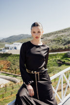 Slip Long Sleeve Dress