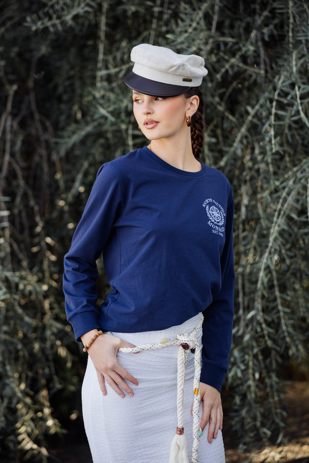 Nautical Embroidered Long Sleeve