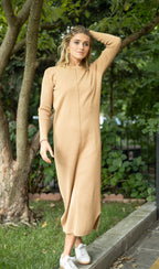 KNIT MAXI DRESS