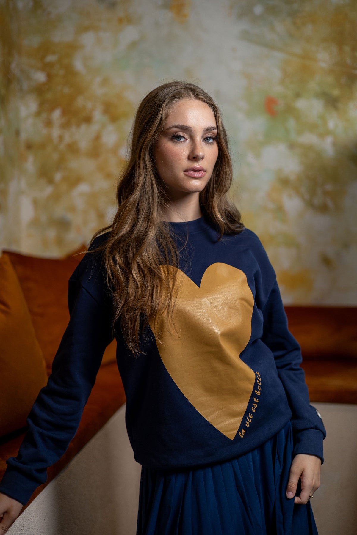 Heart Graphic Crewneck