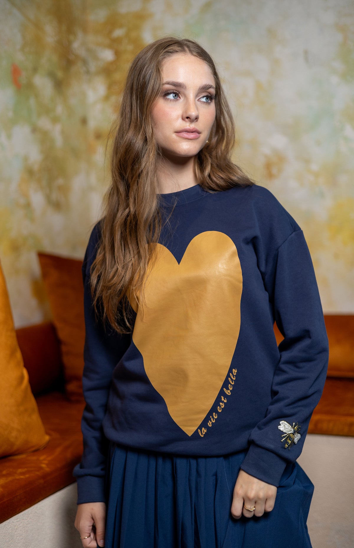 Heart Graphic Crewneck