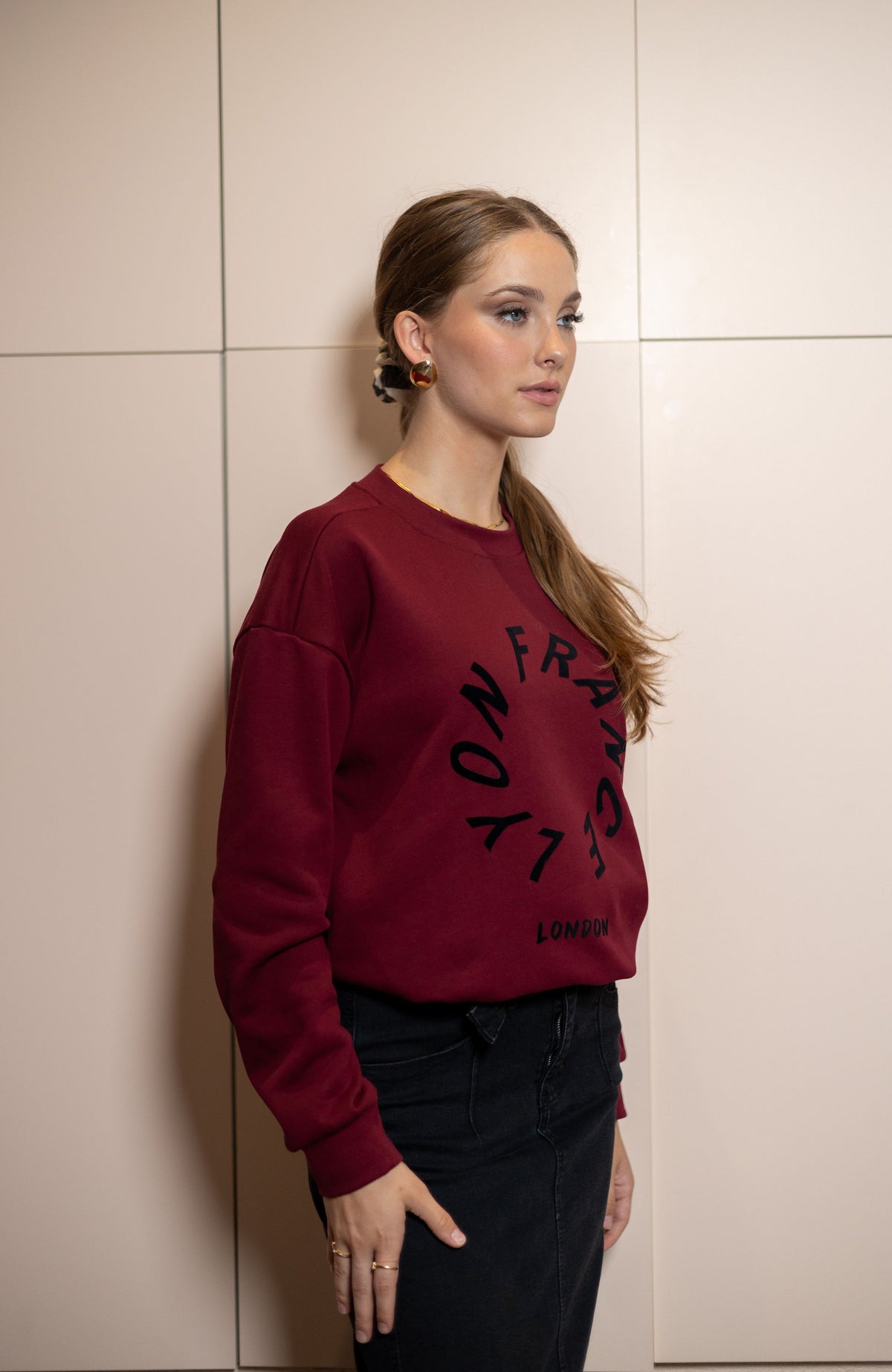 Burgundy France Crewneck (Restock Coming Soon)