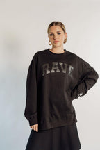 OVERSIZED RAVE - BLACK + PATCH