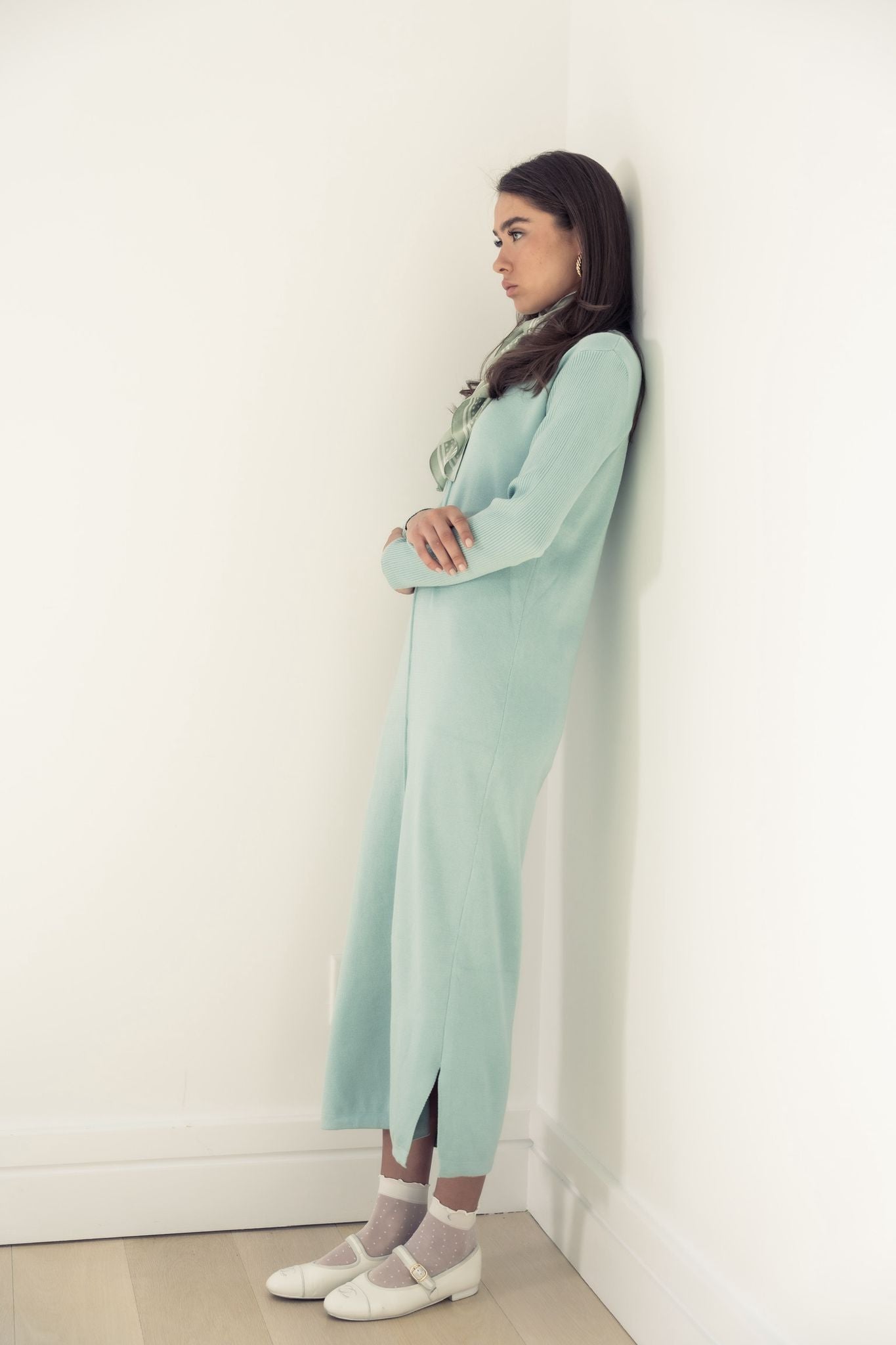 KNIT MAXI DRESS