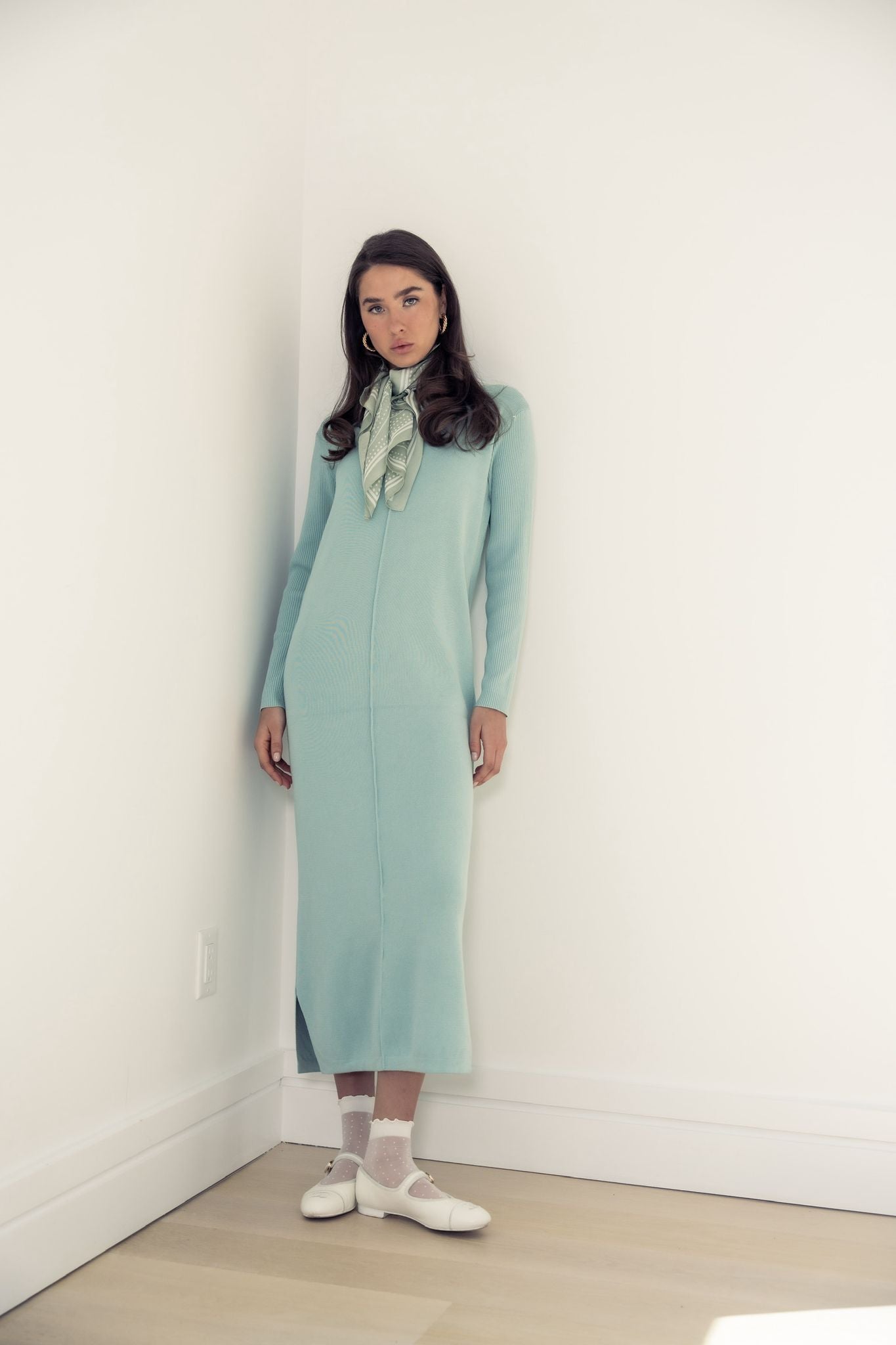 KNIT MAXI DRESS