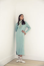 KNIT MAXI DRESS
